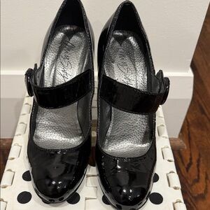 Miss Sixty Shiny Black Heels